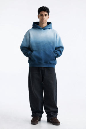 Oversized Silent Wave Hoodie